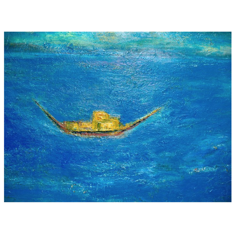 Artwork titled "Golden Barge"